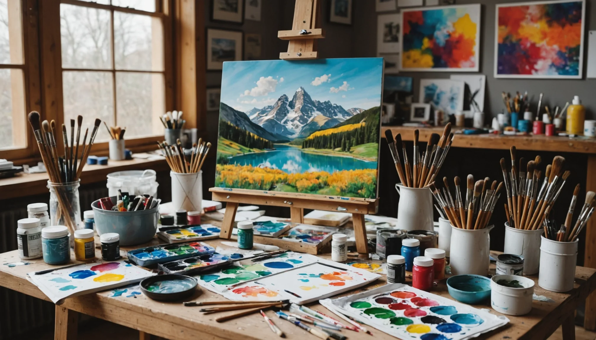 Secrets des meilleurs matériaux pour débuter la peinture acrylique